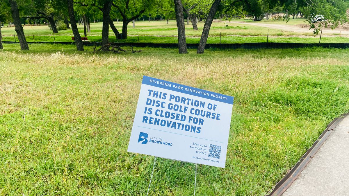 The northern half of the park is closed for renovations.