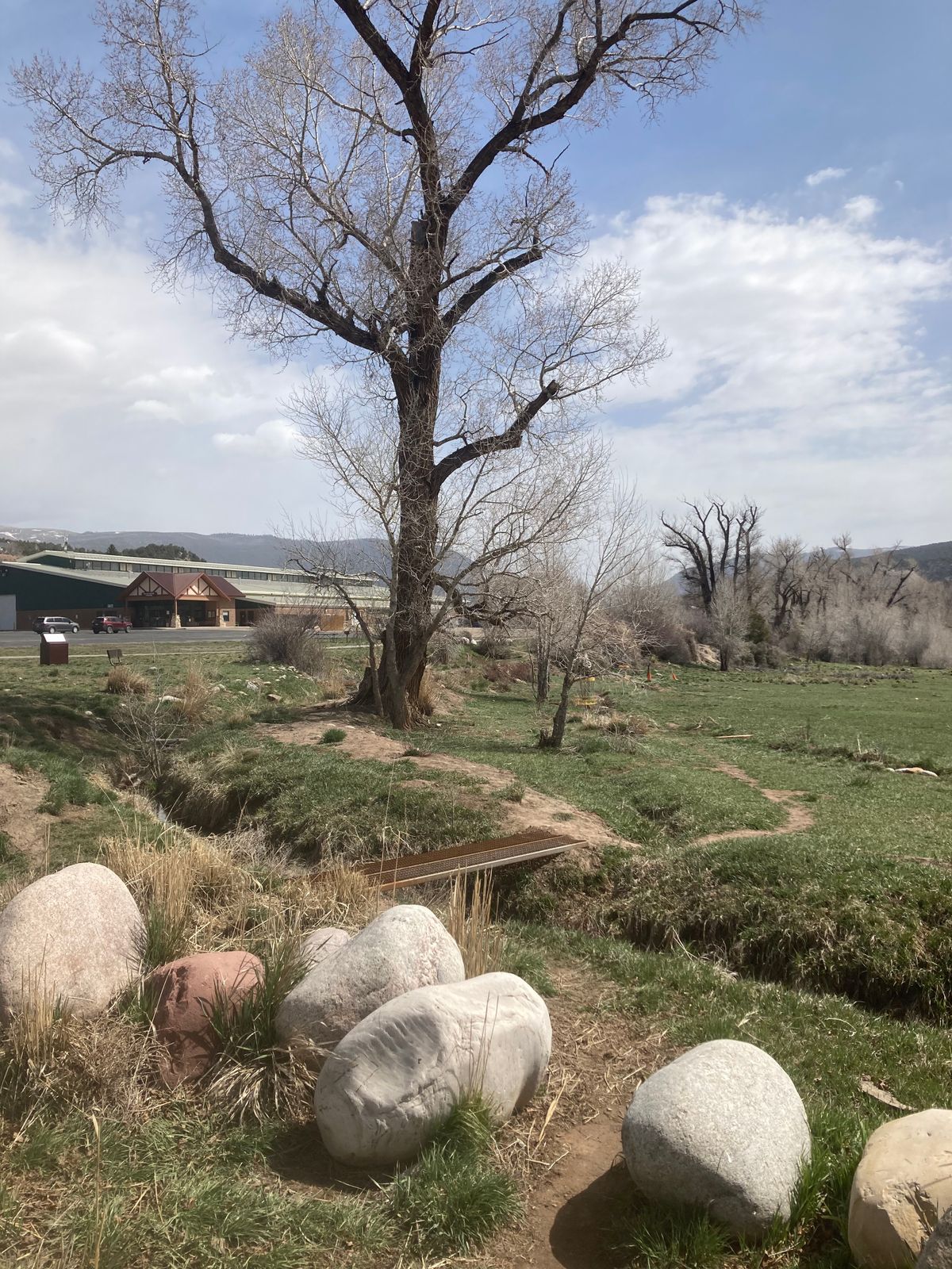 New bridges on hole 9!  Thank you Eagle County staff!