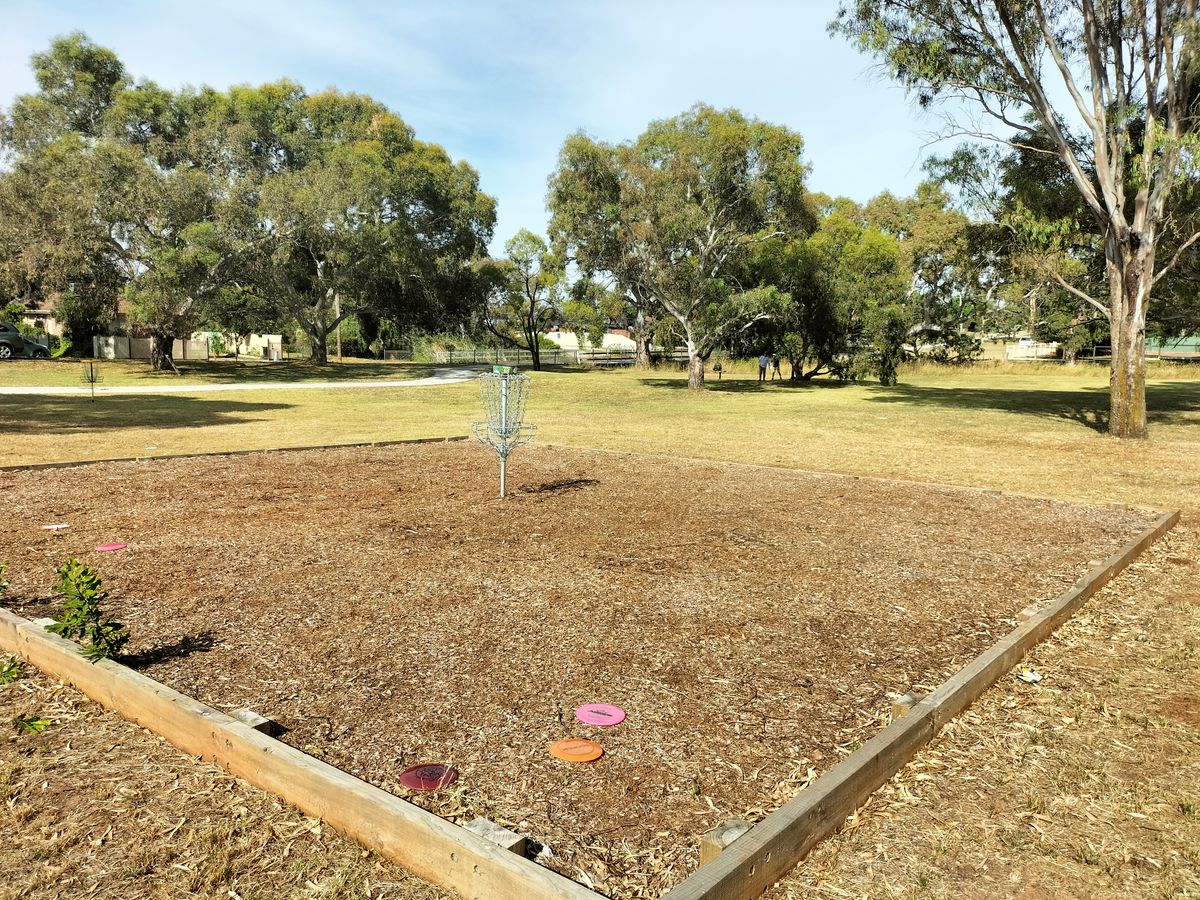 Island hole 1. Hazard off the island