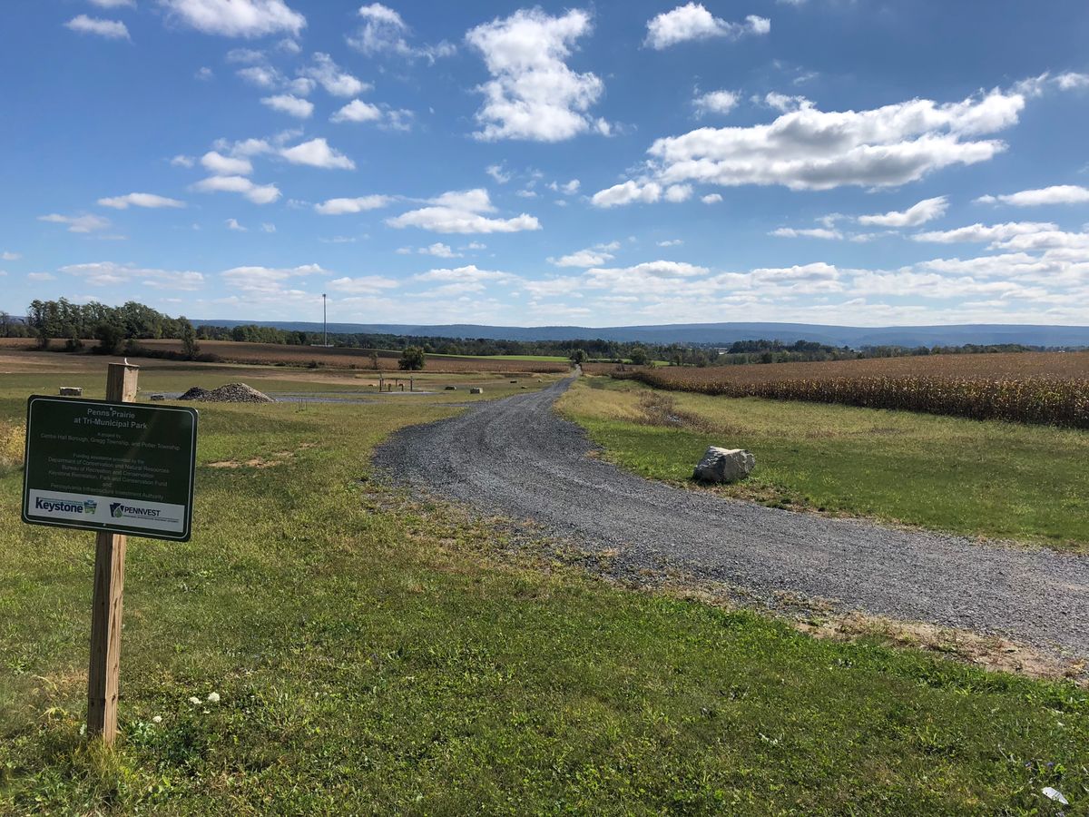 Park entrance road