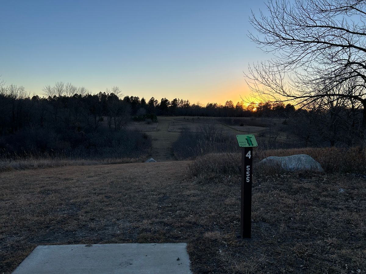 Hole 4 is great hole to play if you have 340ish feet of distance, otherwise it can go south quickly