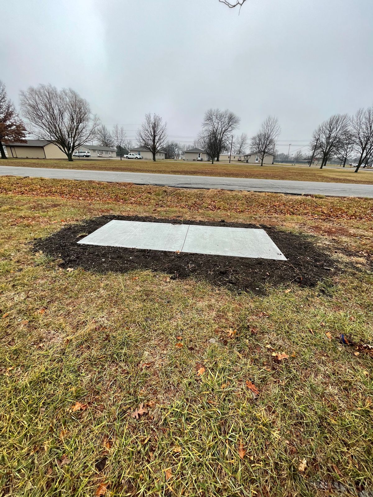 Tee pad 1 by parking lot