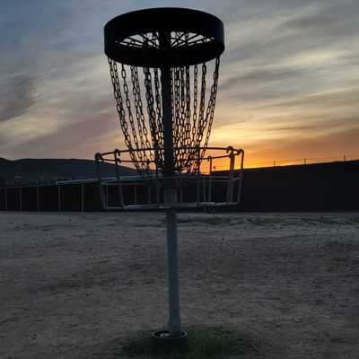 Hole 6 at sunset