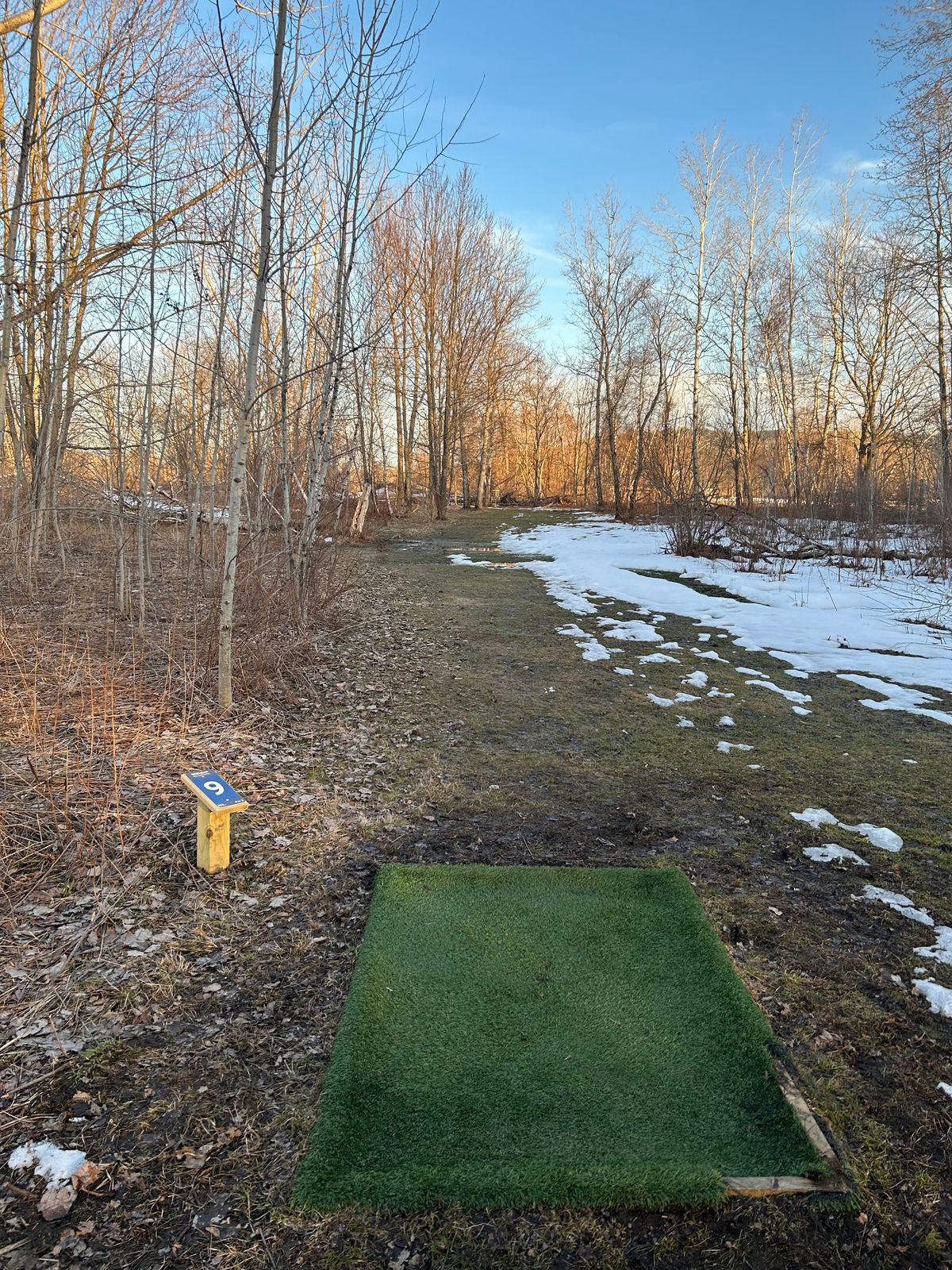 New Hole Nine, old hole twelve.