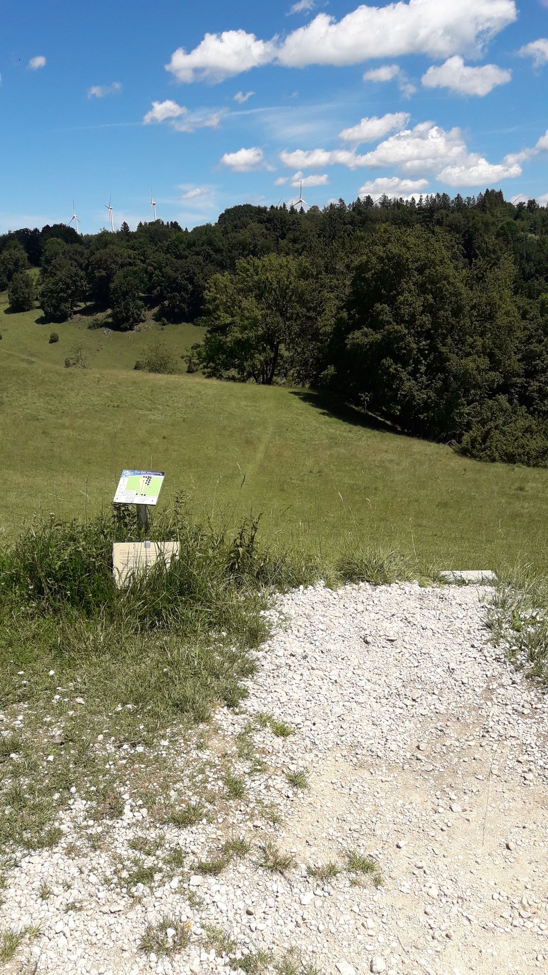 Hole 1 - straight down