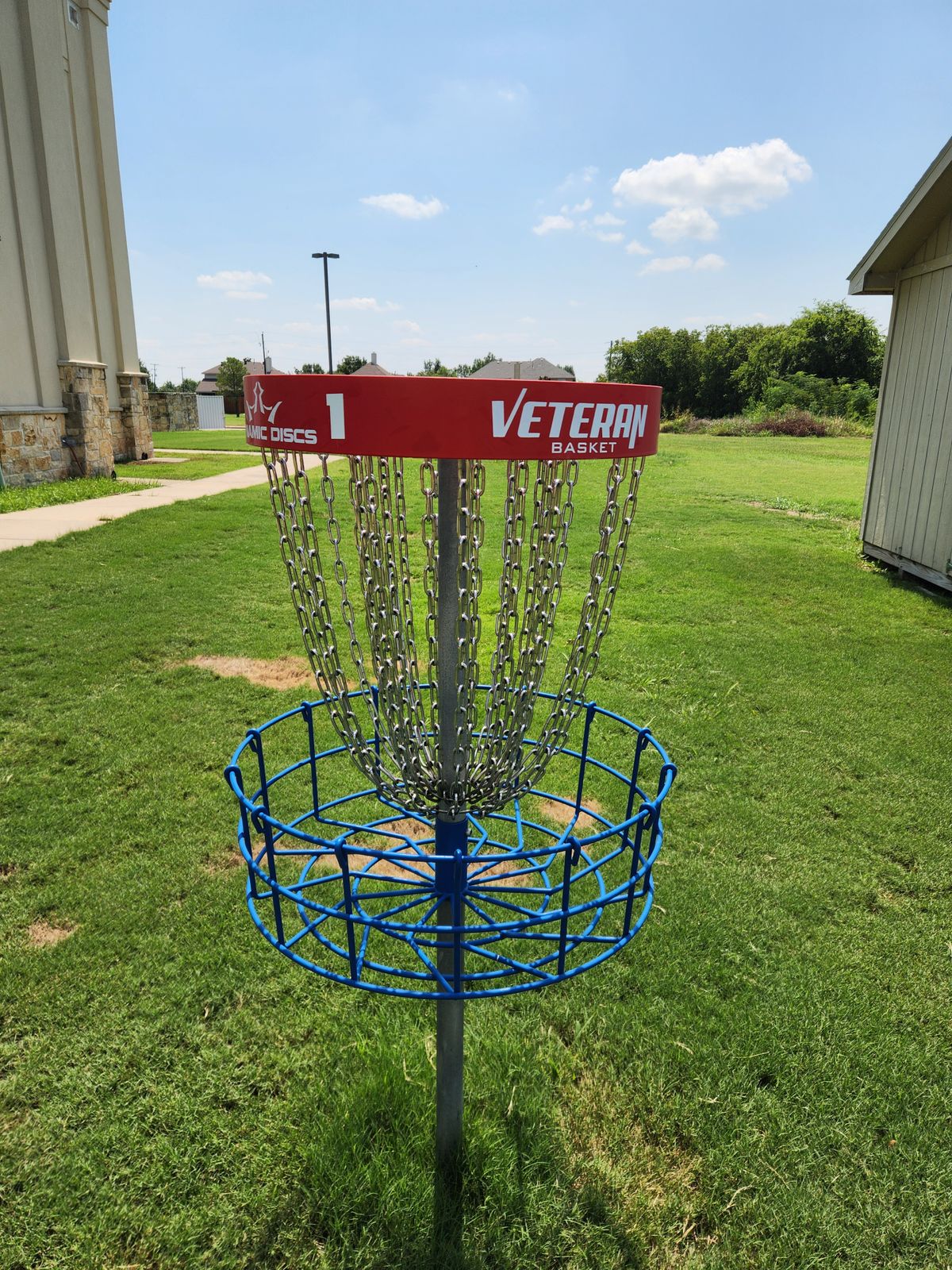 Hole 1 basket
