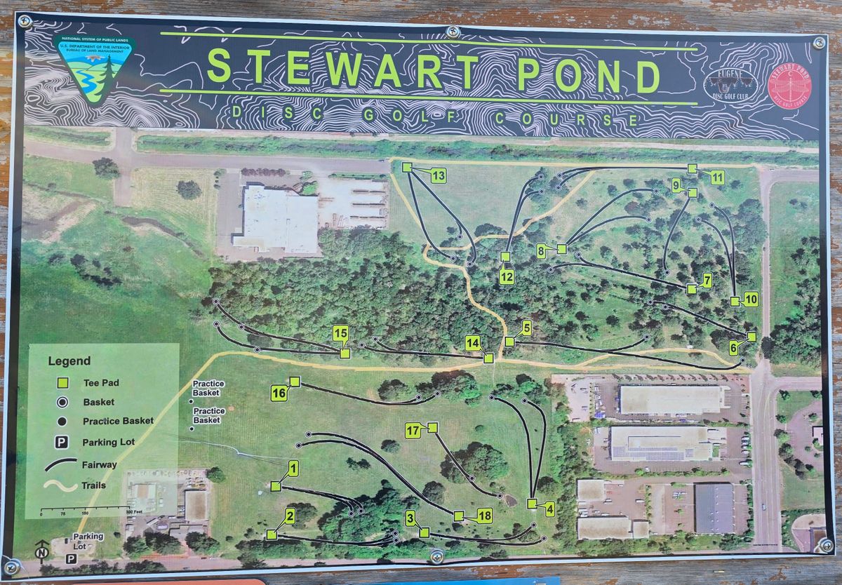 Map of course layout
