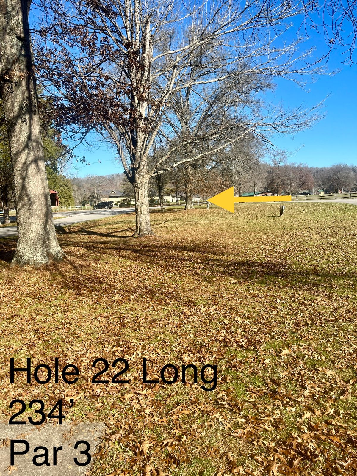Hole 22 Long, 234’ par 3