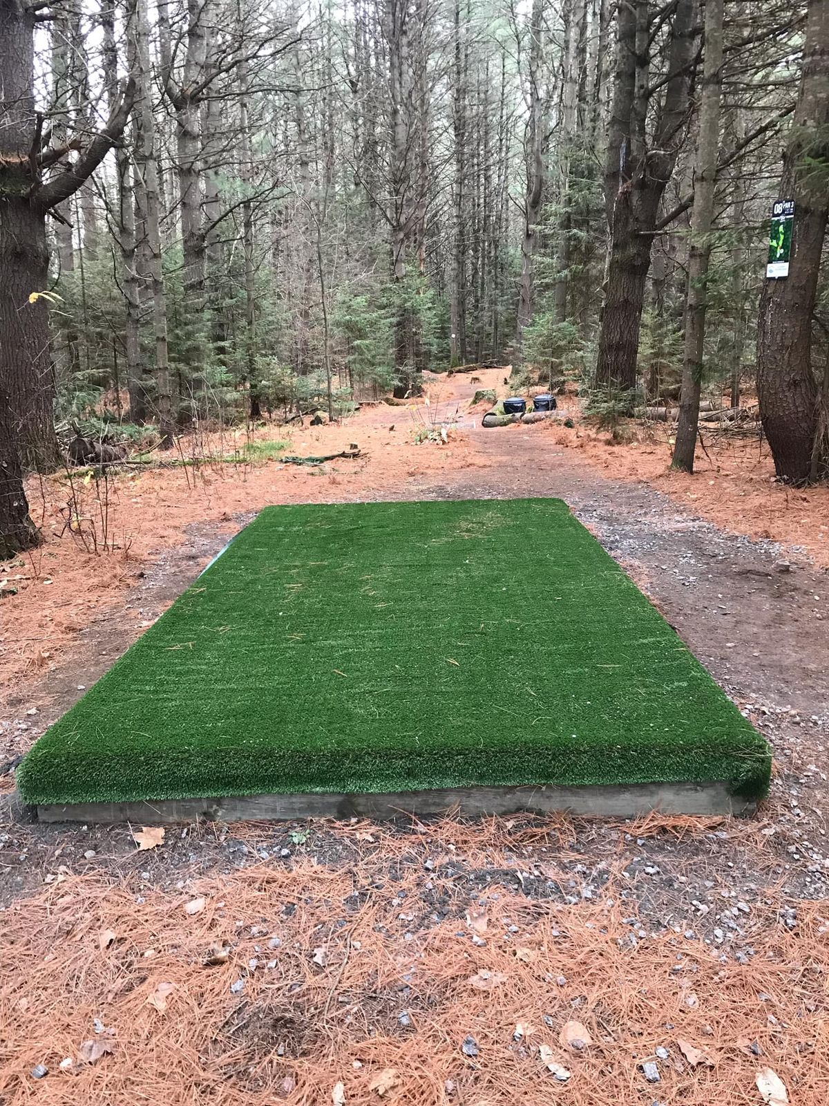 View from #8 Longs. This is the only hole with a long tee deck currently and we use it exclusively. 