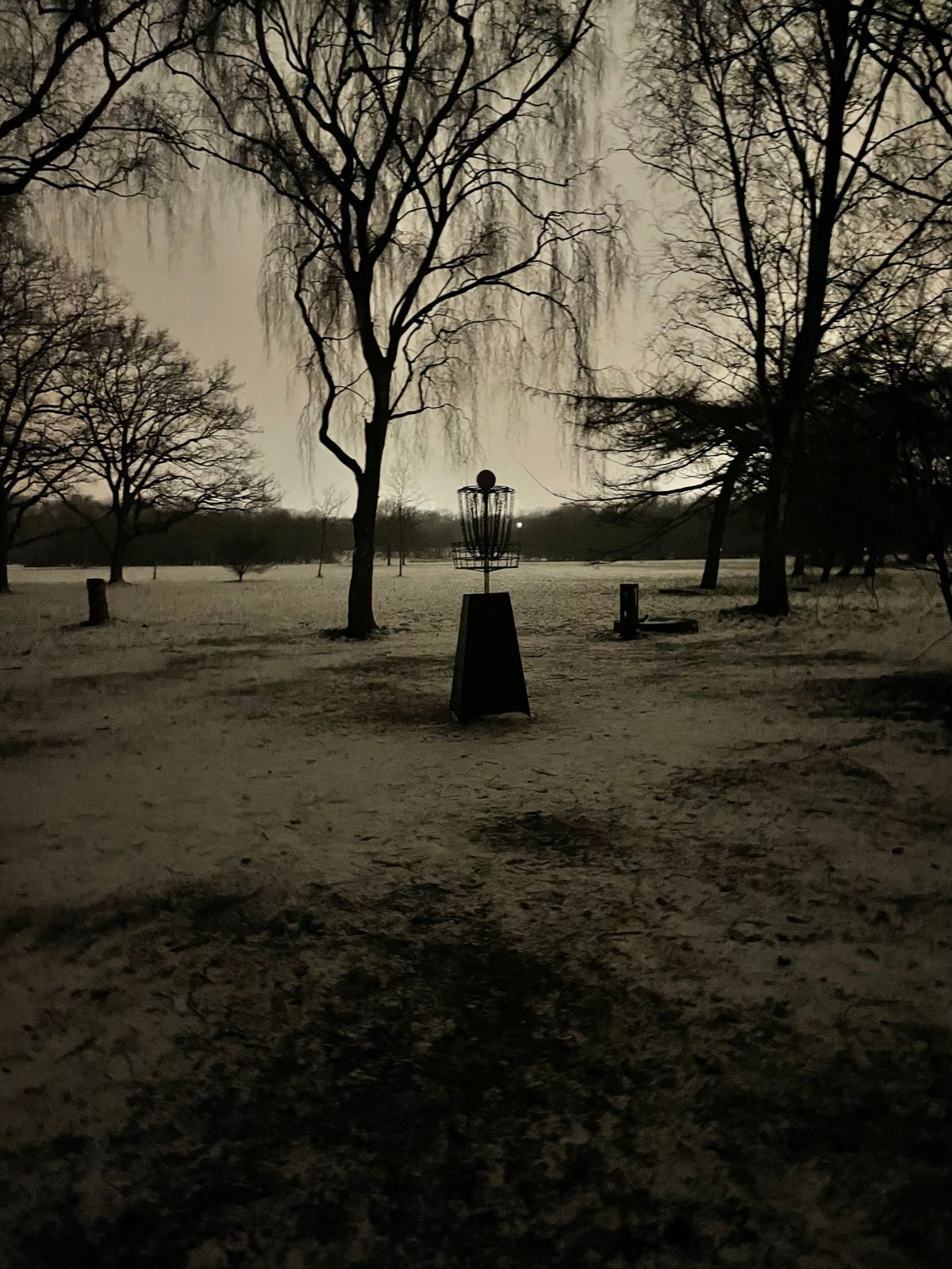 Hole 8 by night