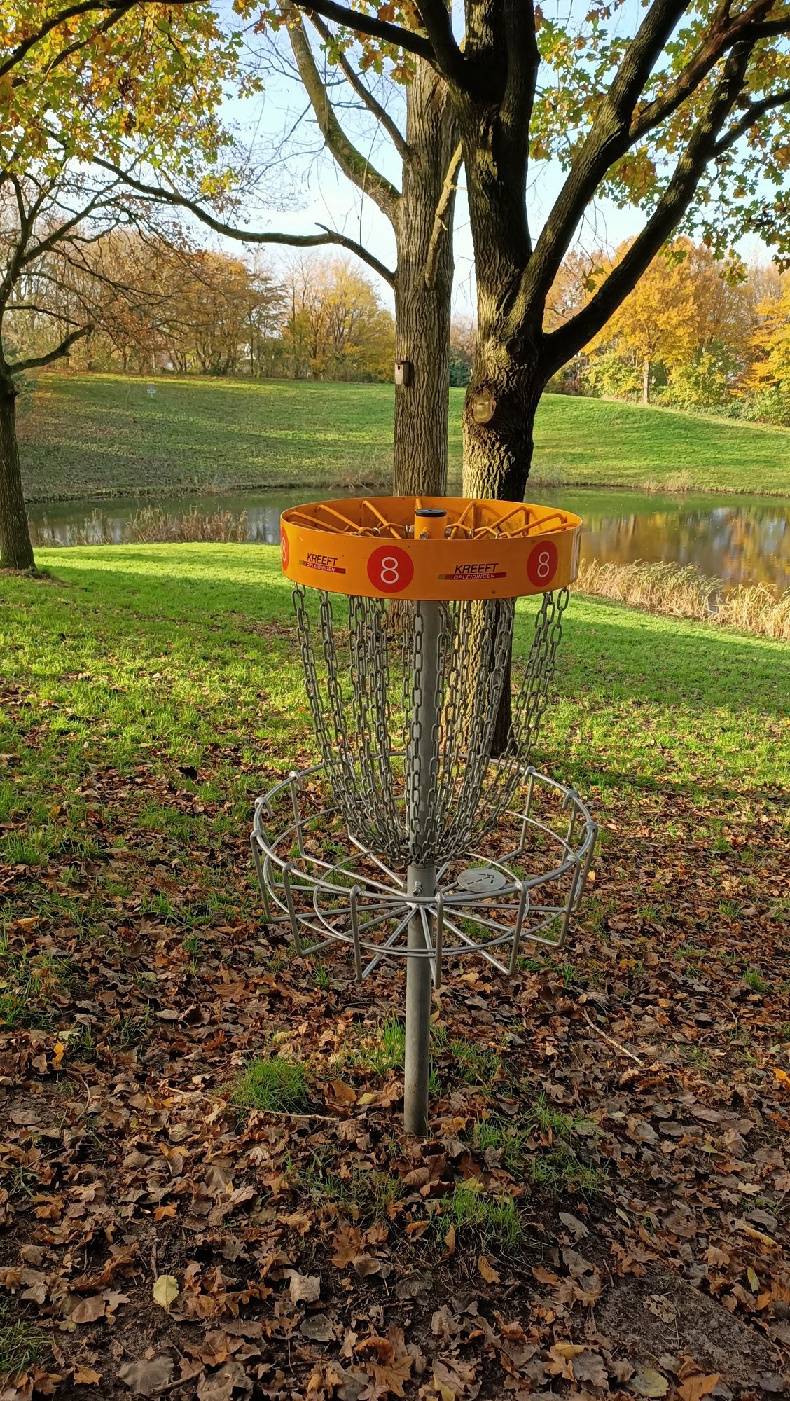 Hole 8 and a view at hole 9.