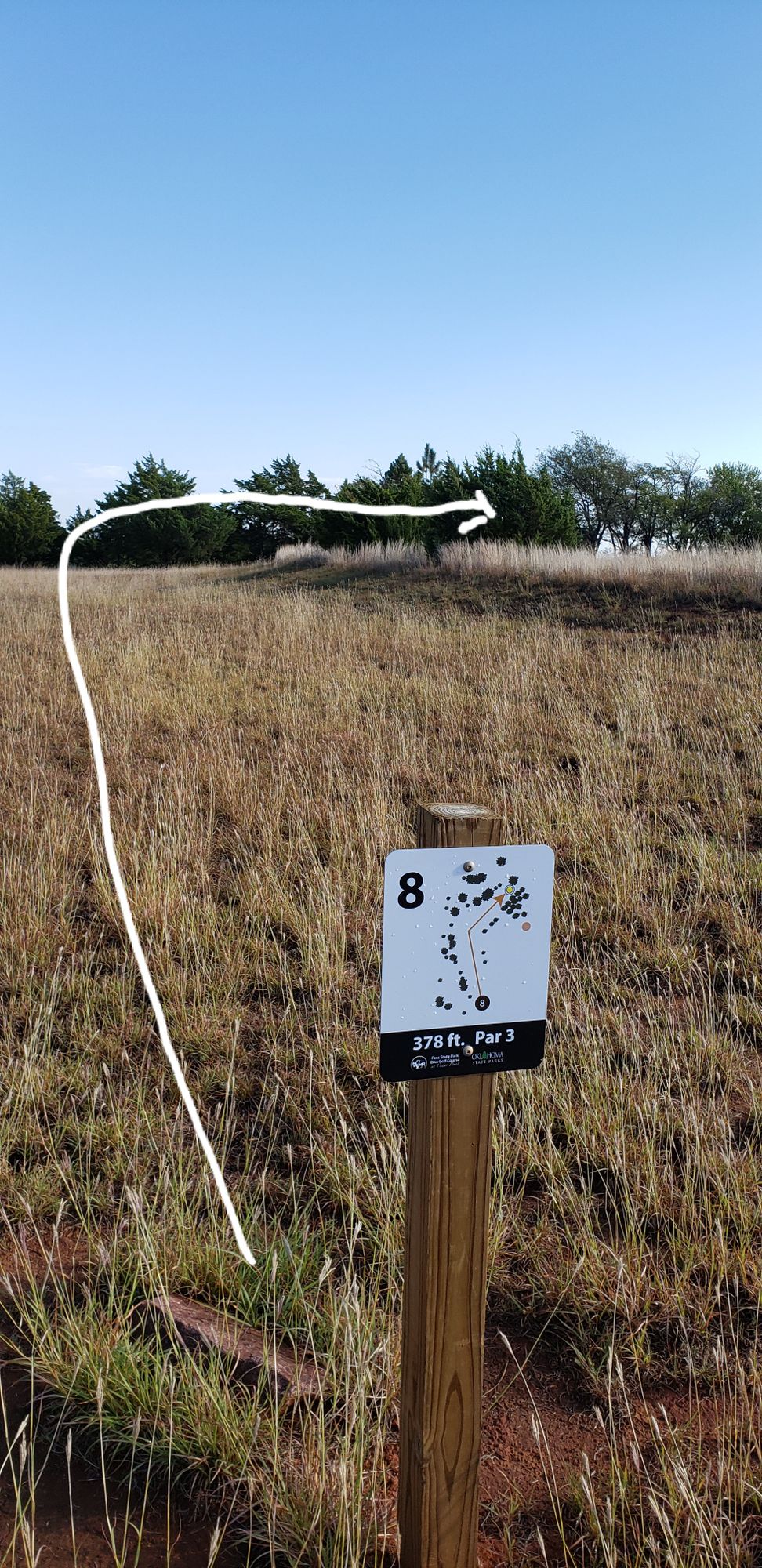 Big sweeping right dogleg