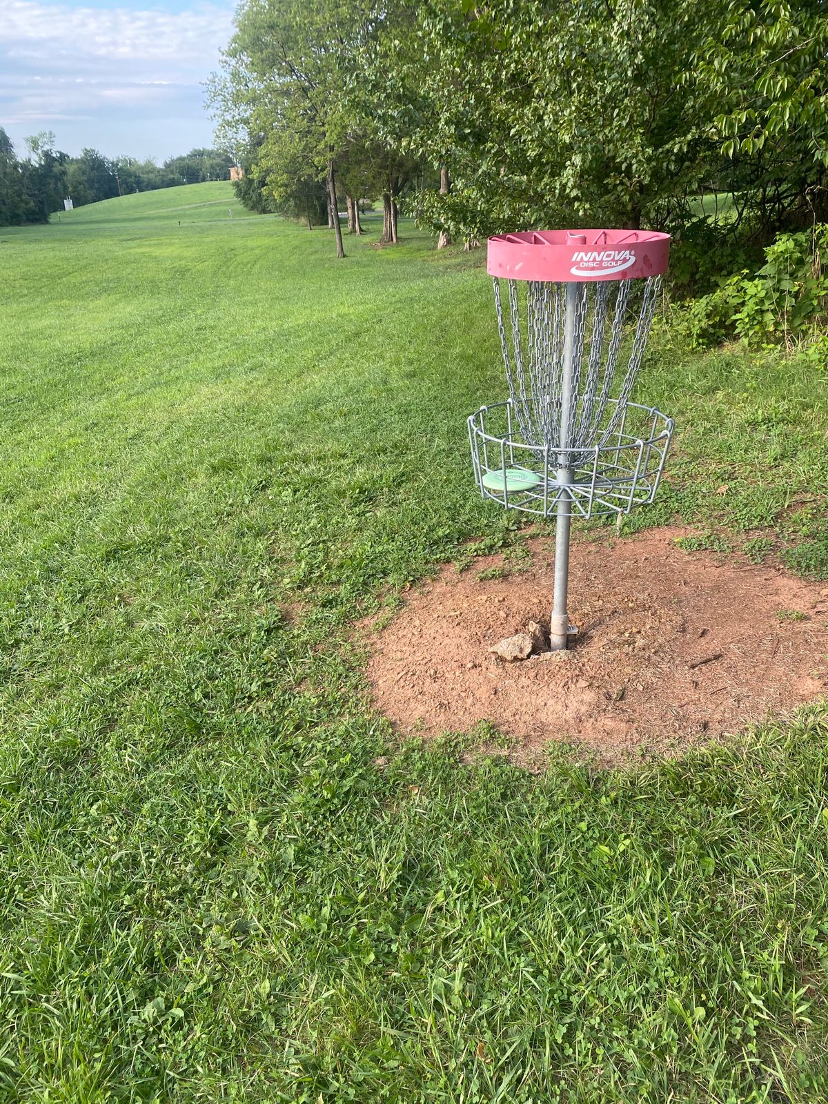Hole 16 basket