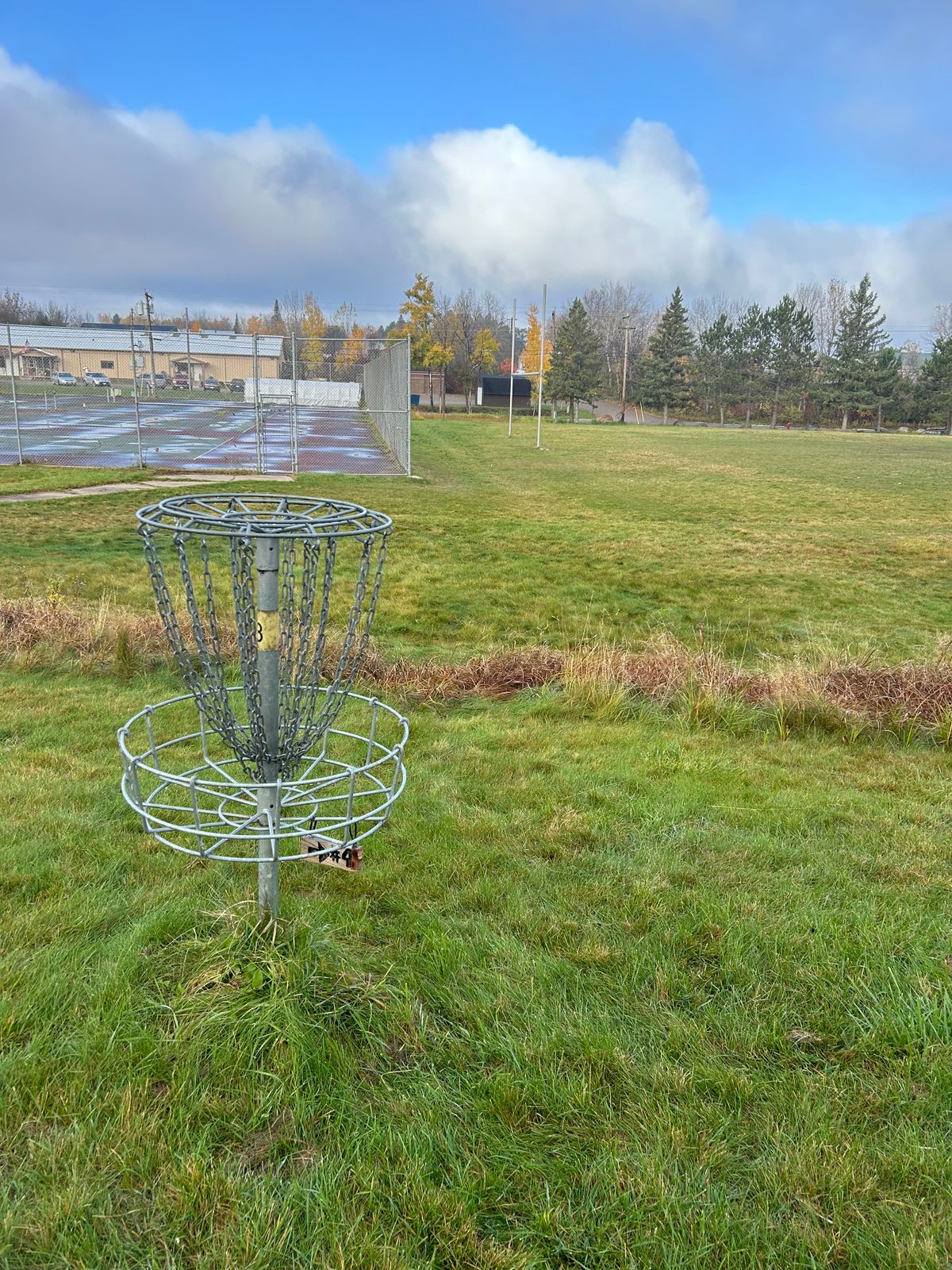Hole 7 looking back towards teepad