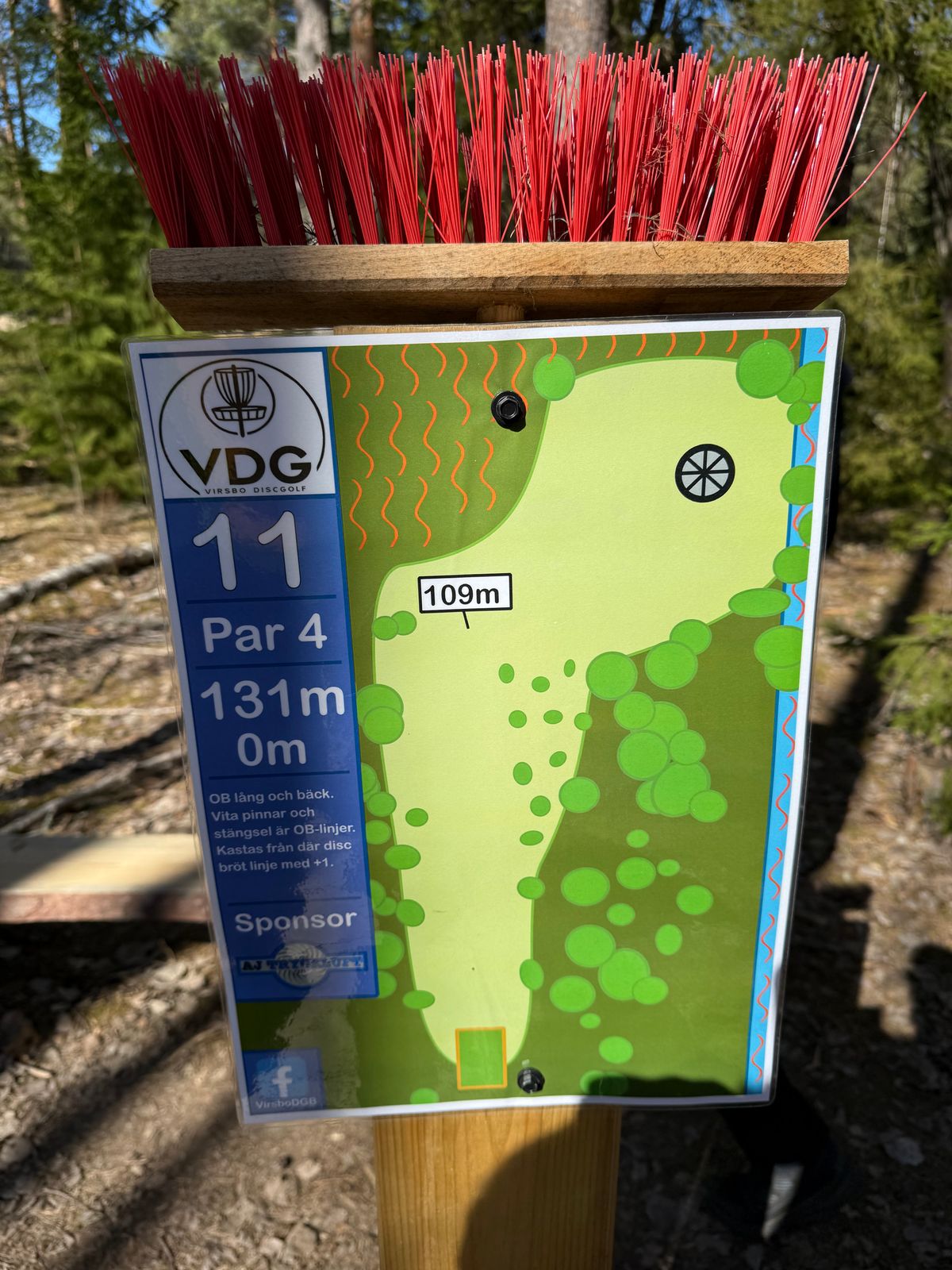 Hål 11 - Par 4 - 131m