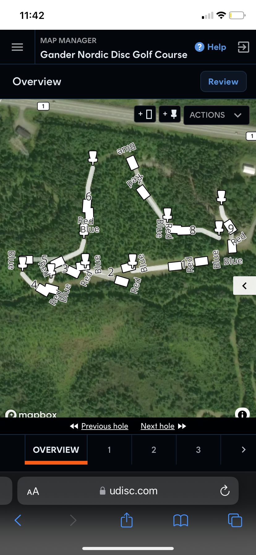 Old course layout. Has updated for 2025