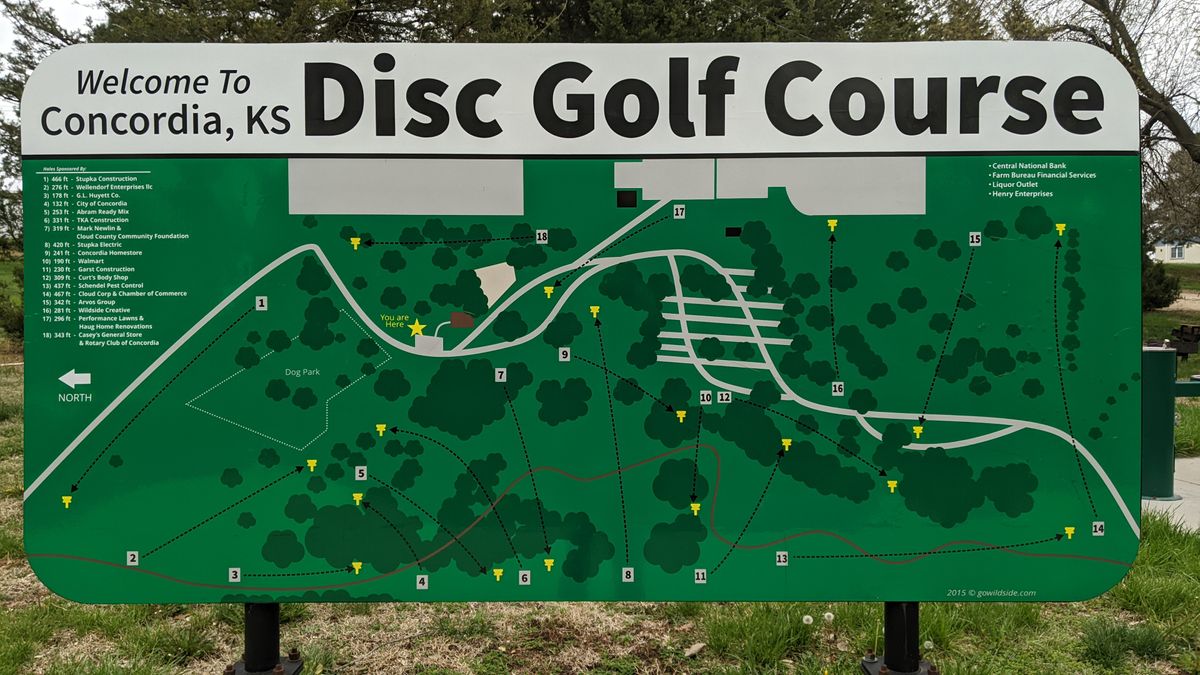 Airport Park Disc Golf Course