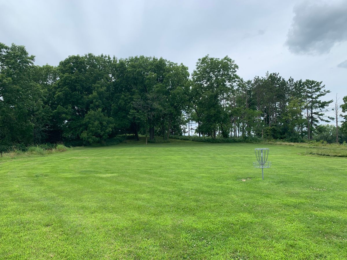 Looking back at hole 8.