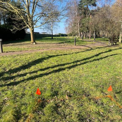 Hole 3 tee area