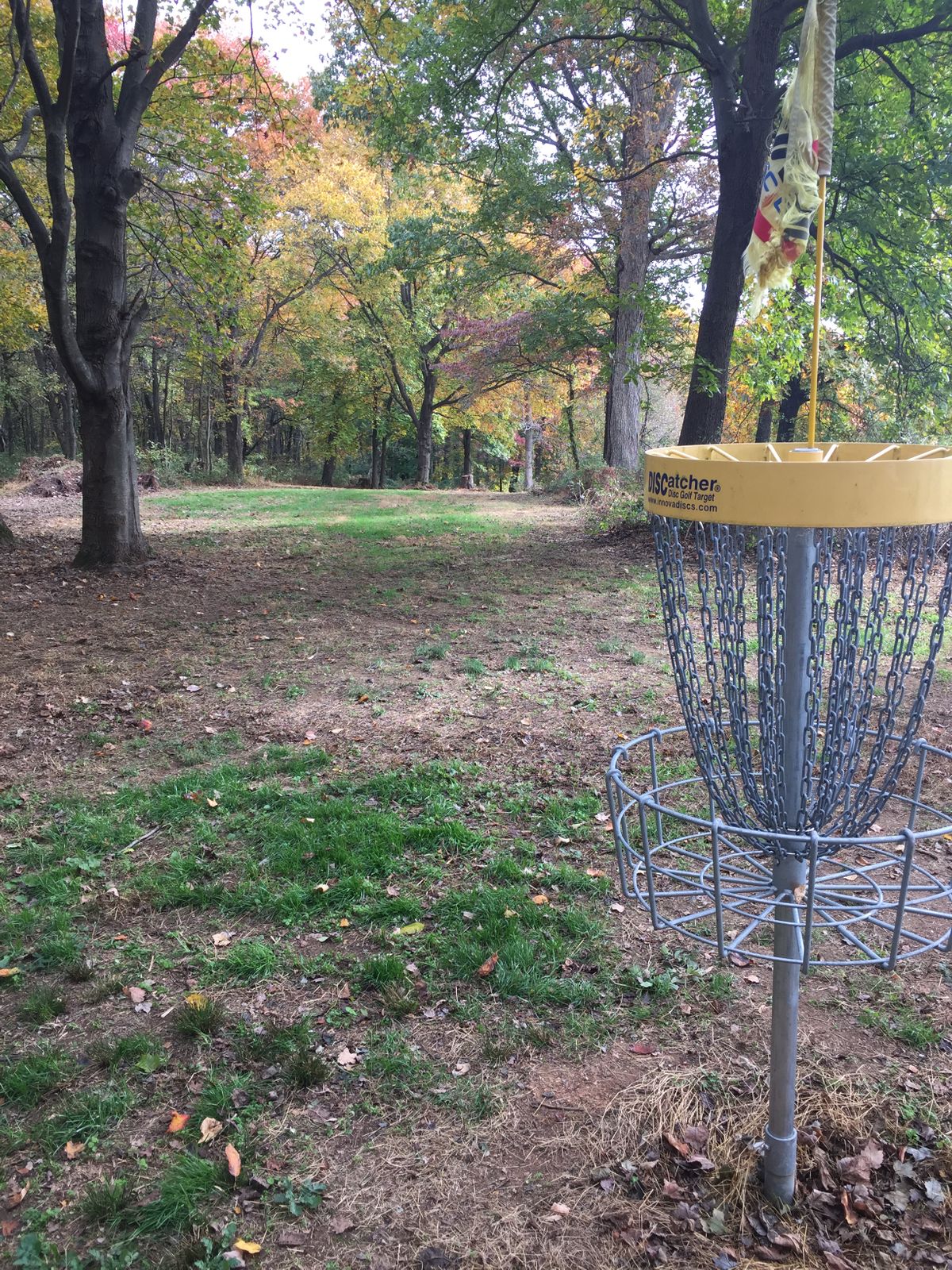 Hole 9 looking back to tee