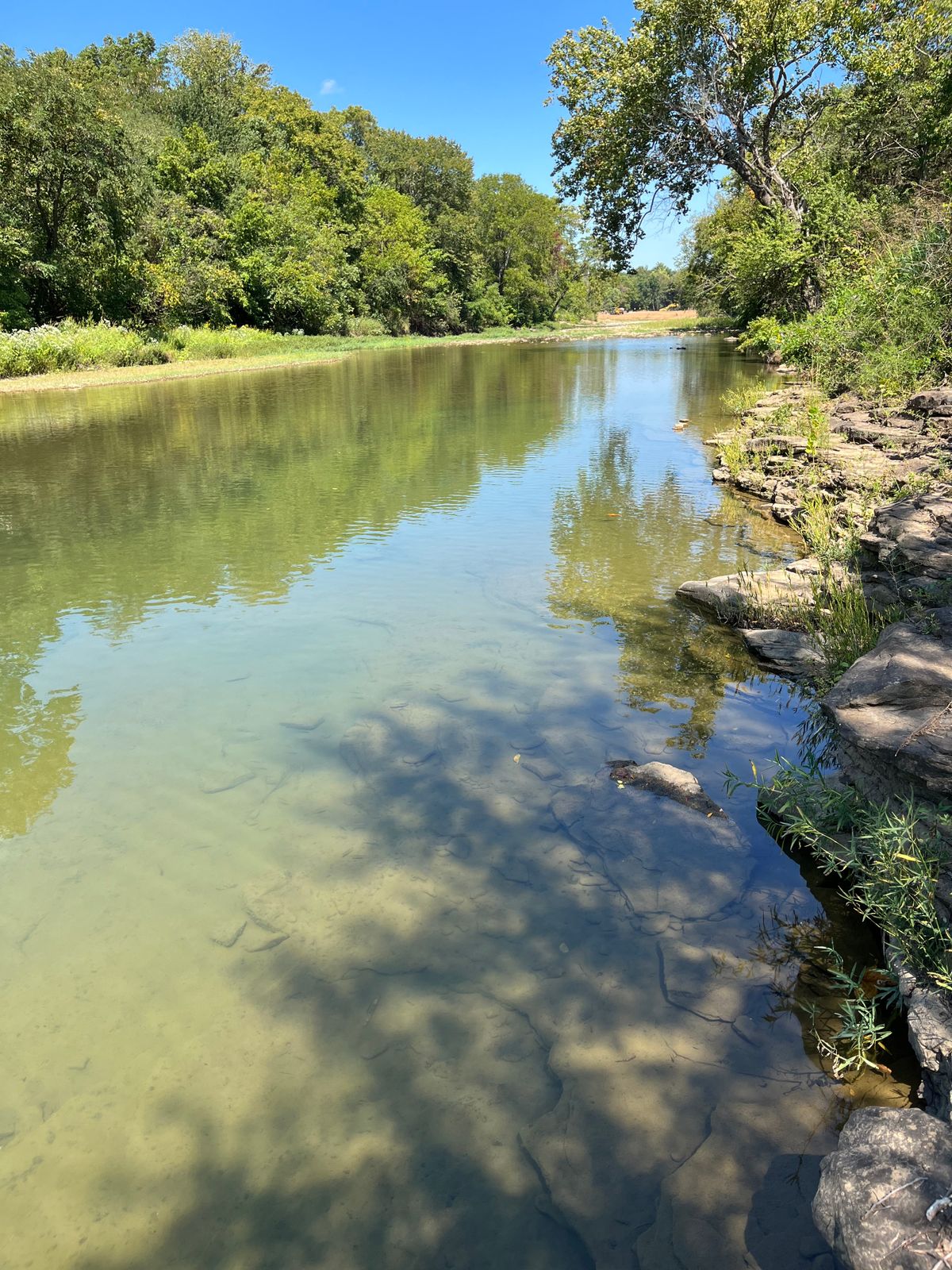 Nice creek next to course.