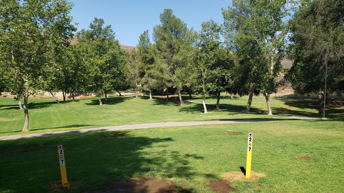 Tee for holes 2 and 7