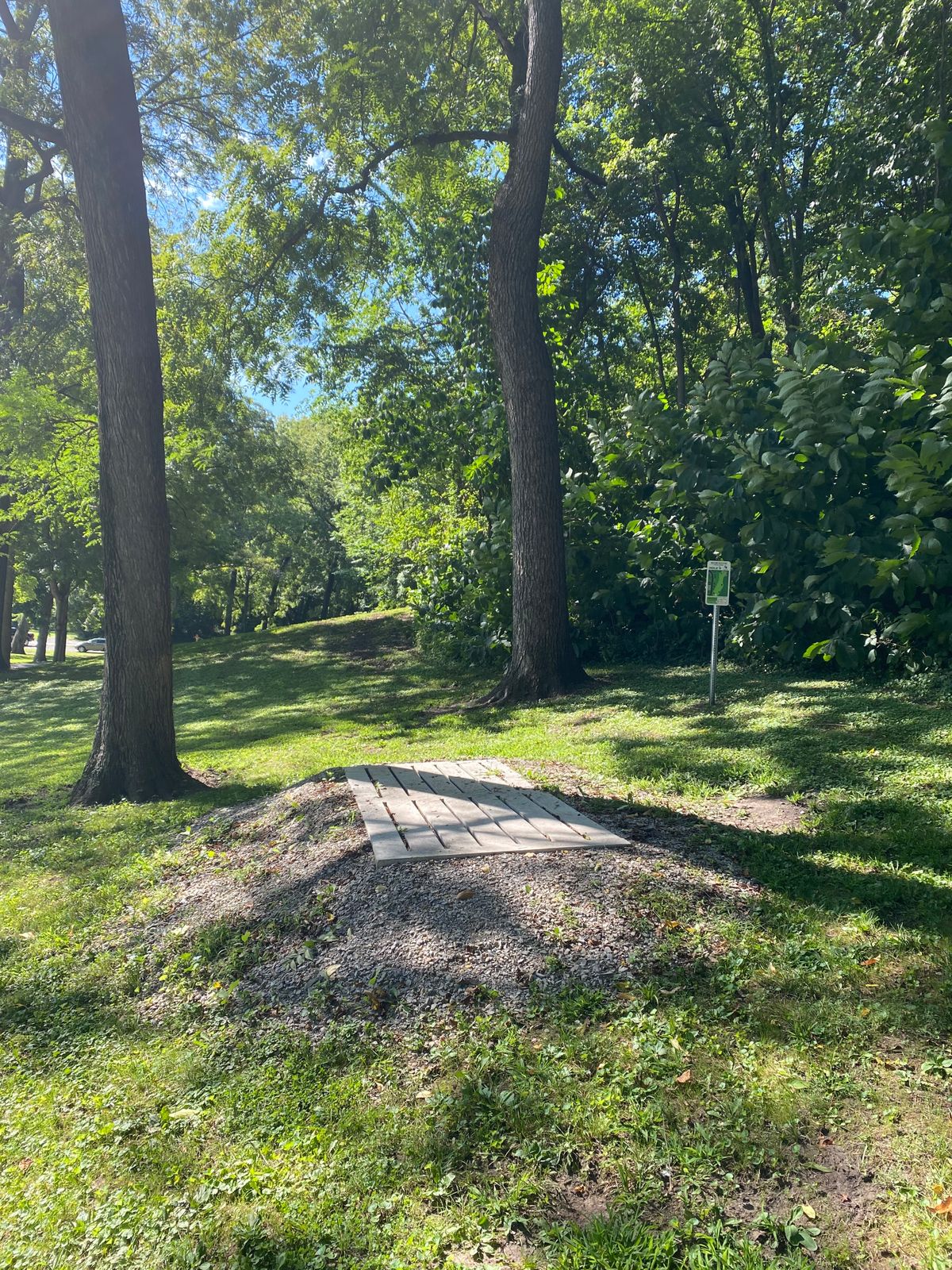 Hole 9 tee pad