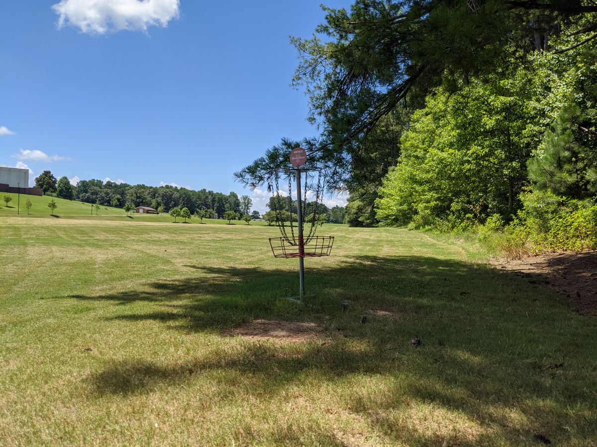 Hole 3 looking back towards the tee. 950 something feet but wide open
