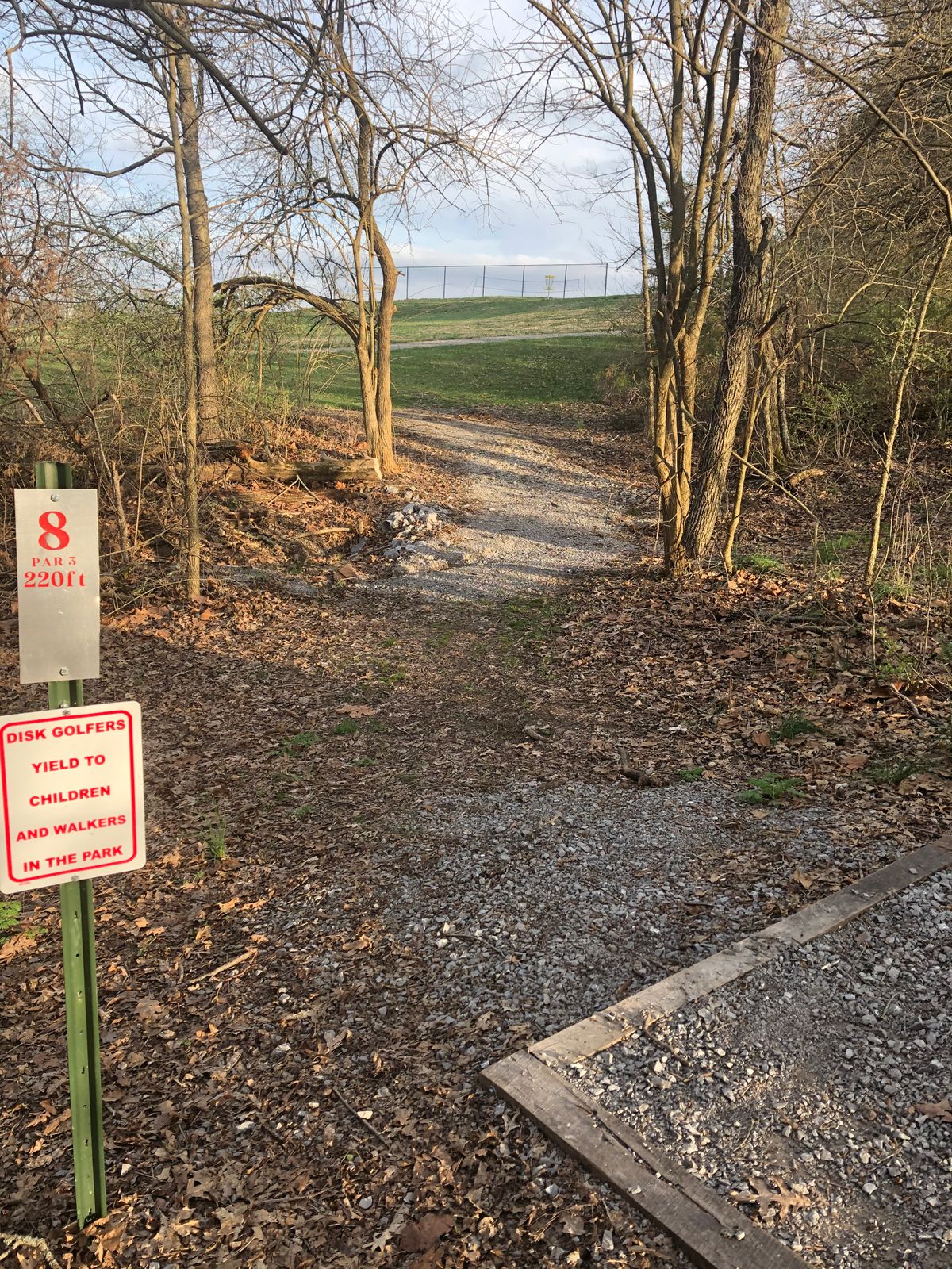 Hole 8 - worst pad placement ever. Only bad thing about this course