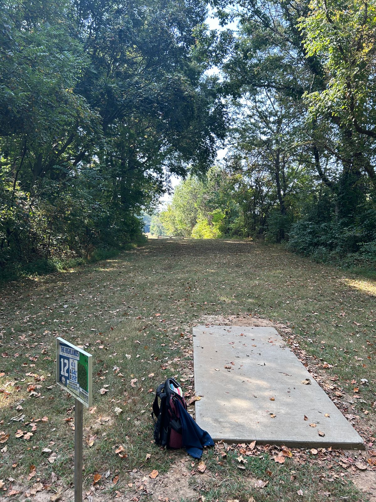 Hole 12 tee