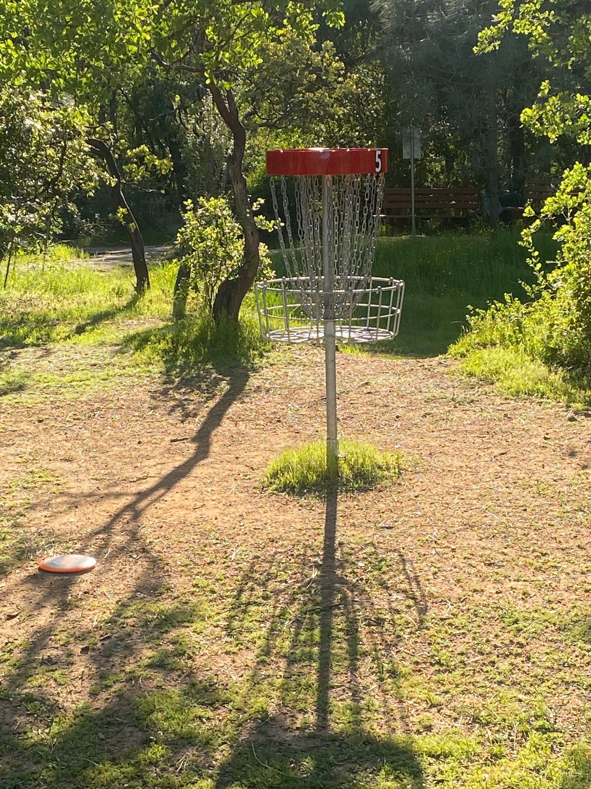 Newly painted baskets