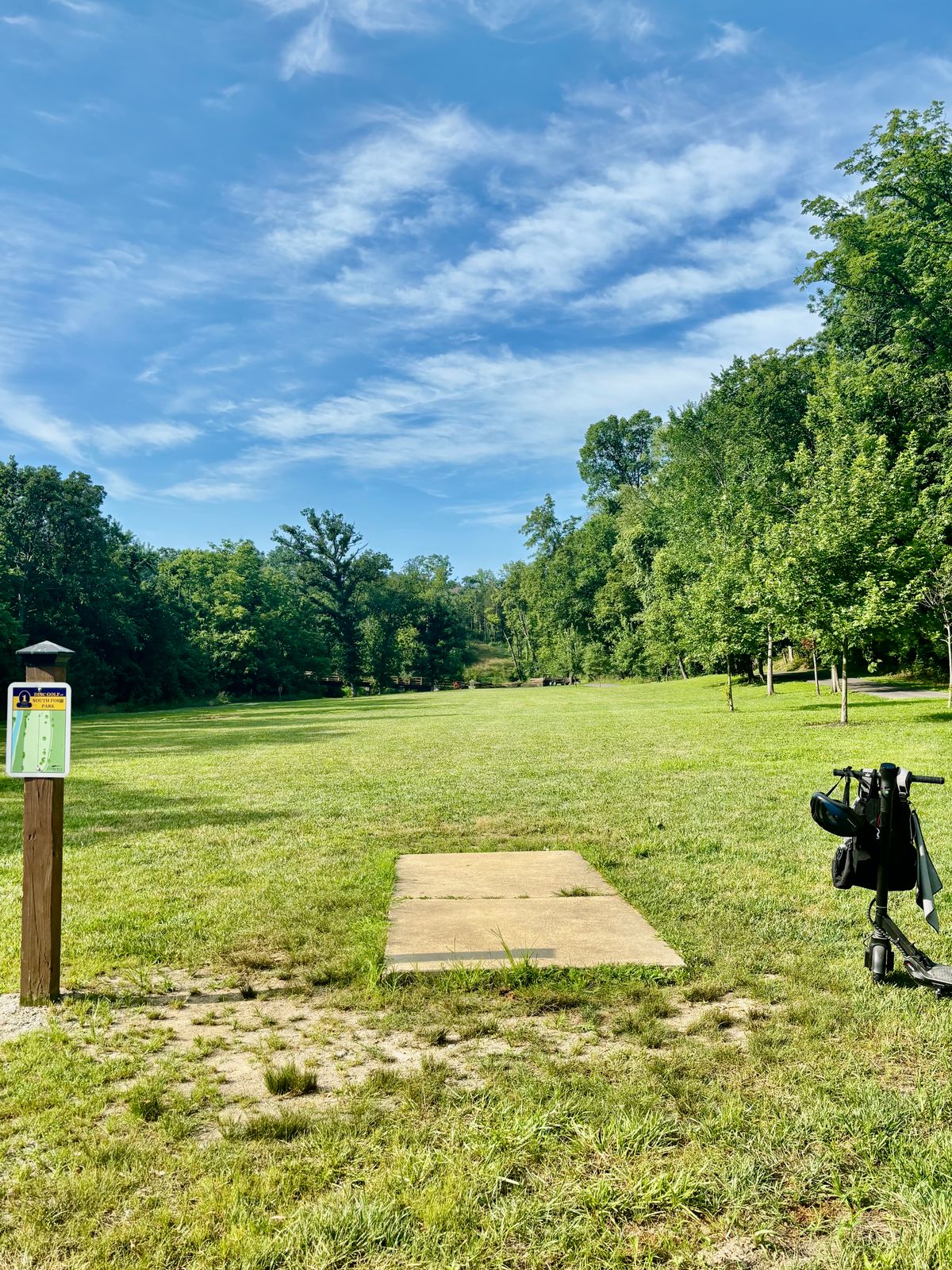 Hole 1 Tee box