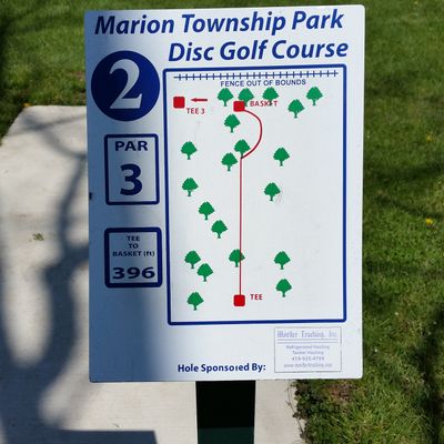 Hole two with interesting suggested line.