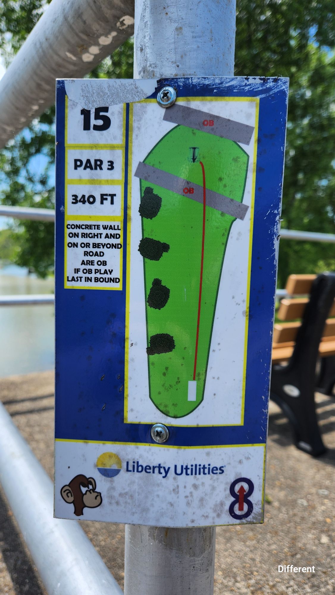 Hole 15, big dam hole!