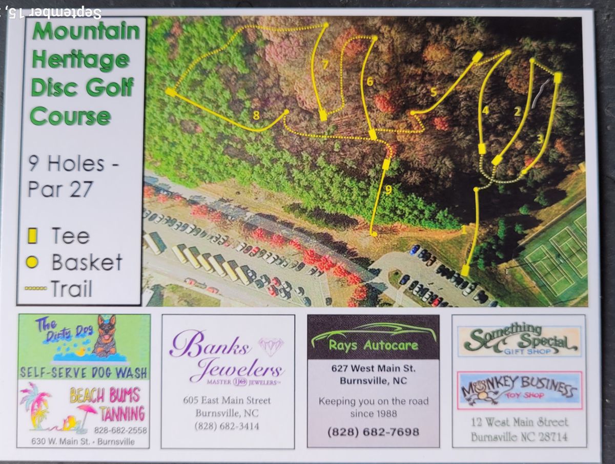 Thank you to the businesses that donated to the course.