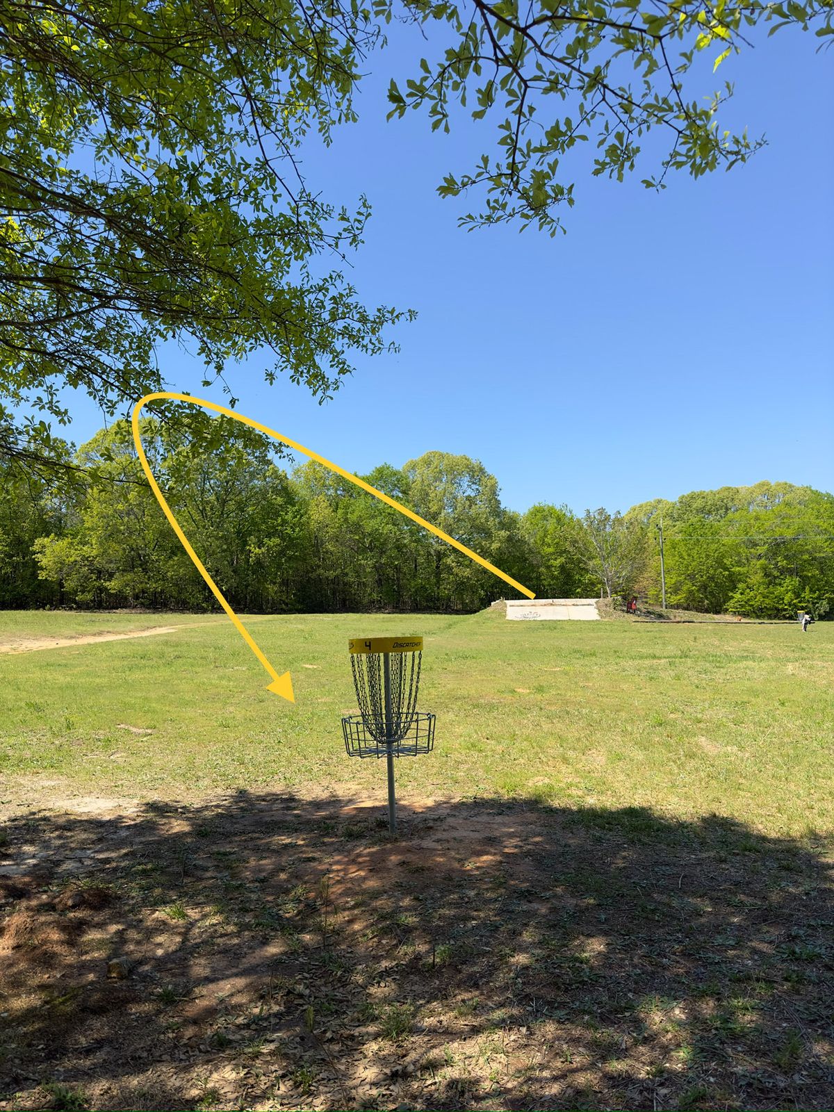 Hole 4 basket