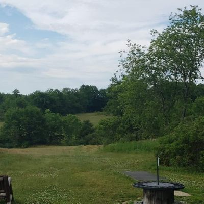 Hole 17 on a beautiful Summer like evening.