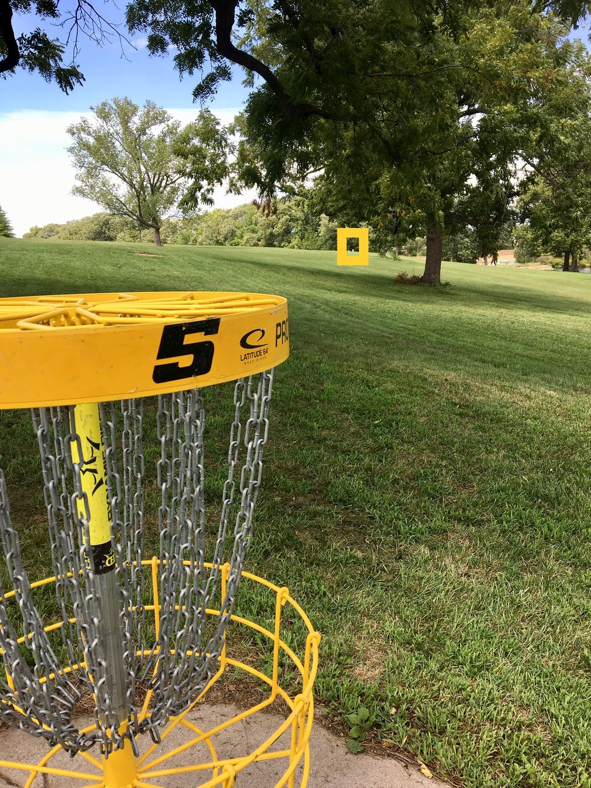 Hole 5 Basket to Tee