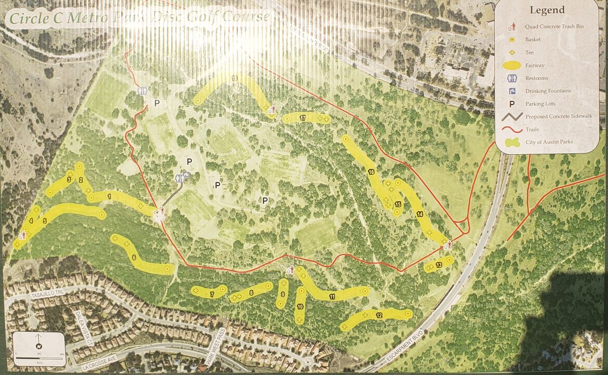 Course map, sorry for the glare. Ya know how that TX sun is.