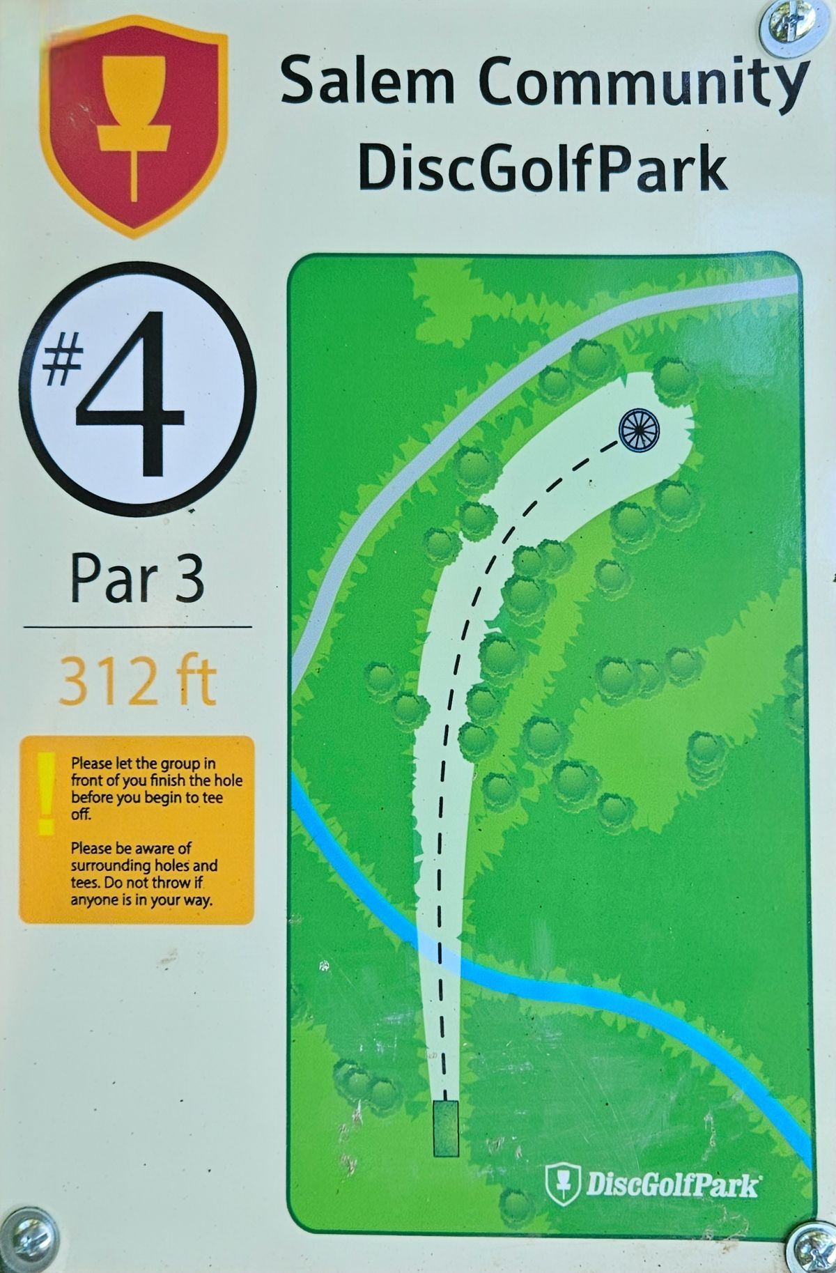 Hole 4 teesign