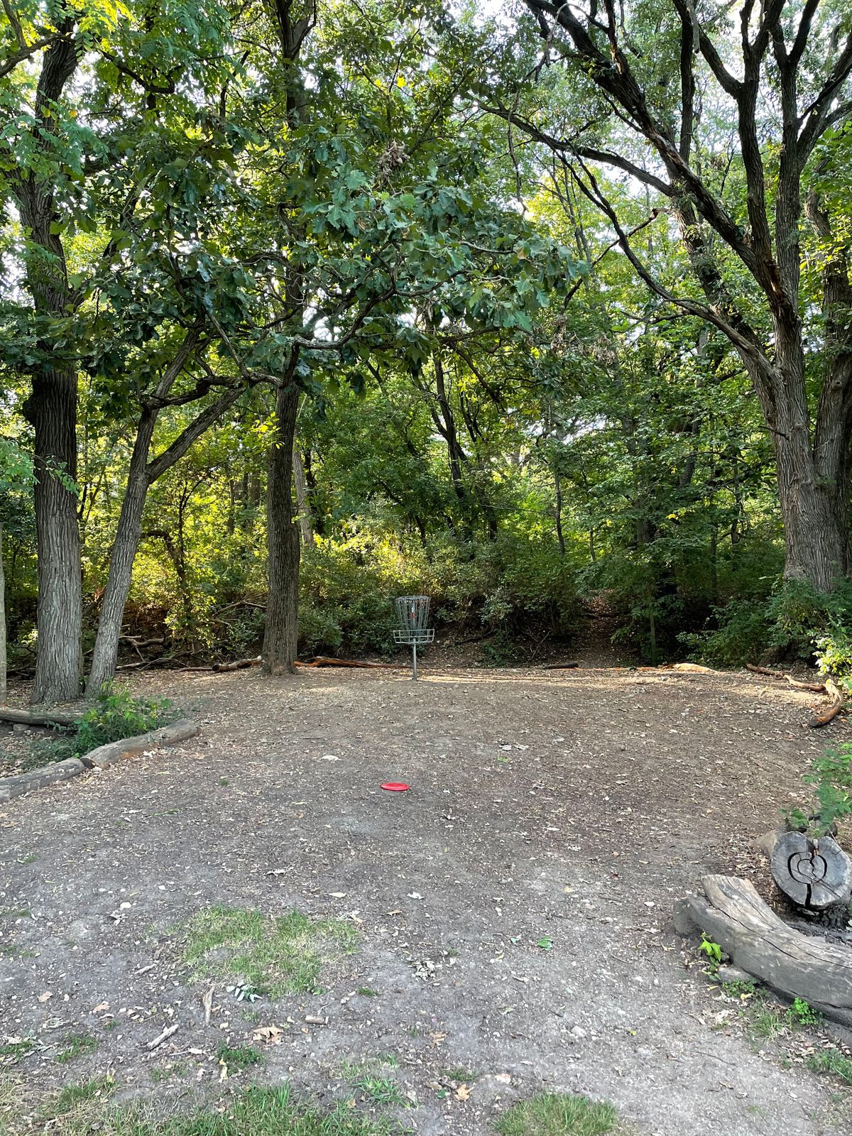 Basket at hole 9
