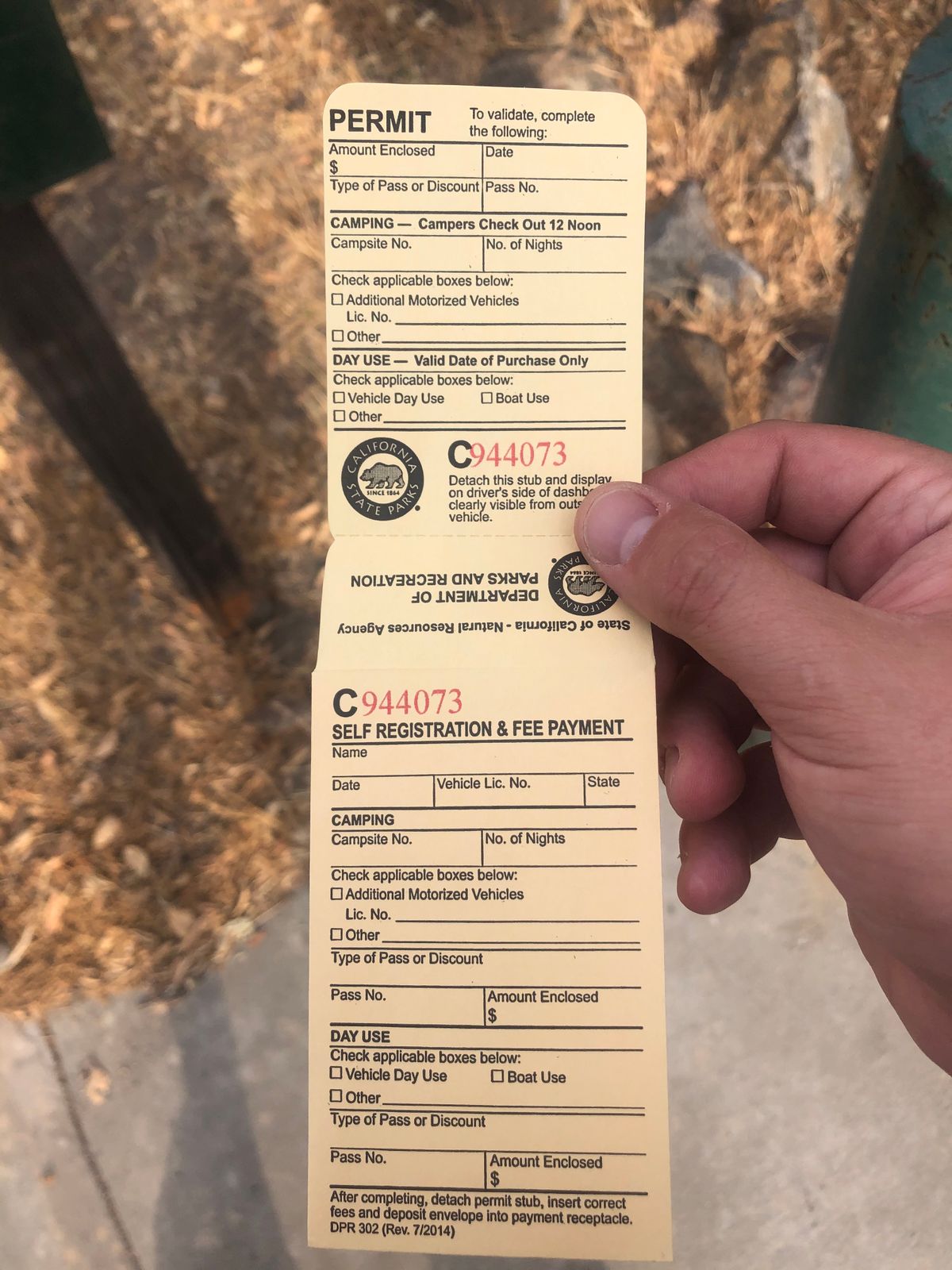 Parking is cash only.