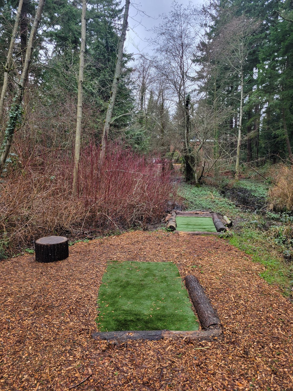 Tee 7 on bottom- Tee 16 in back