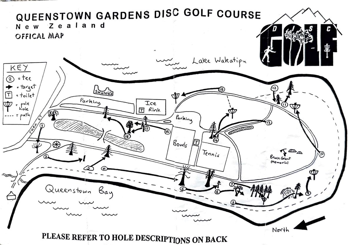 Course map from 2005, not sure how accurate this is today.