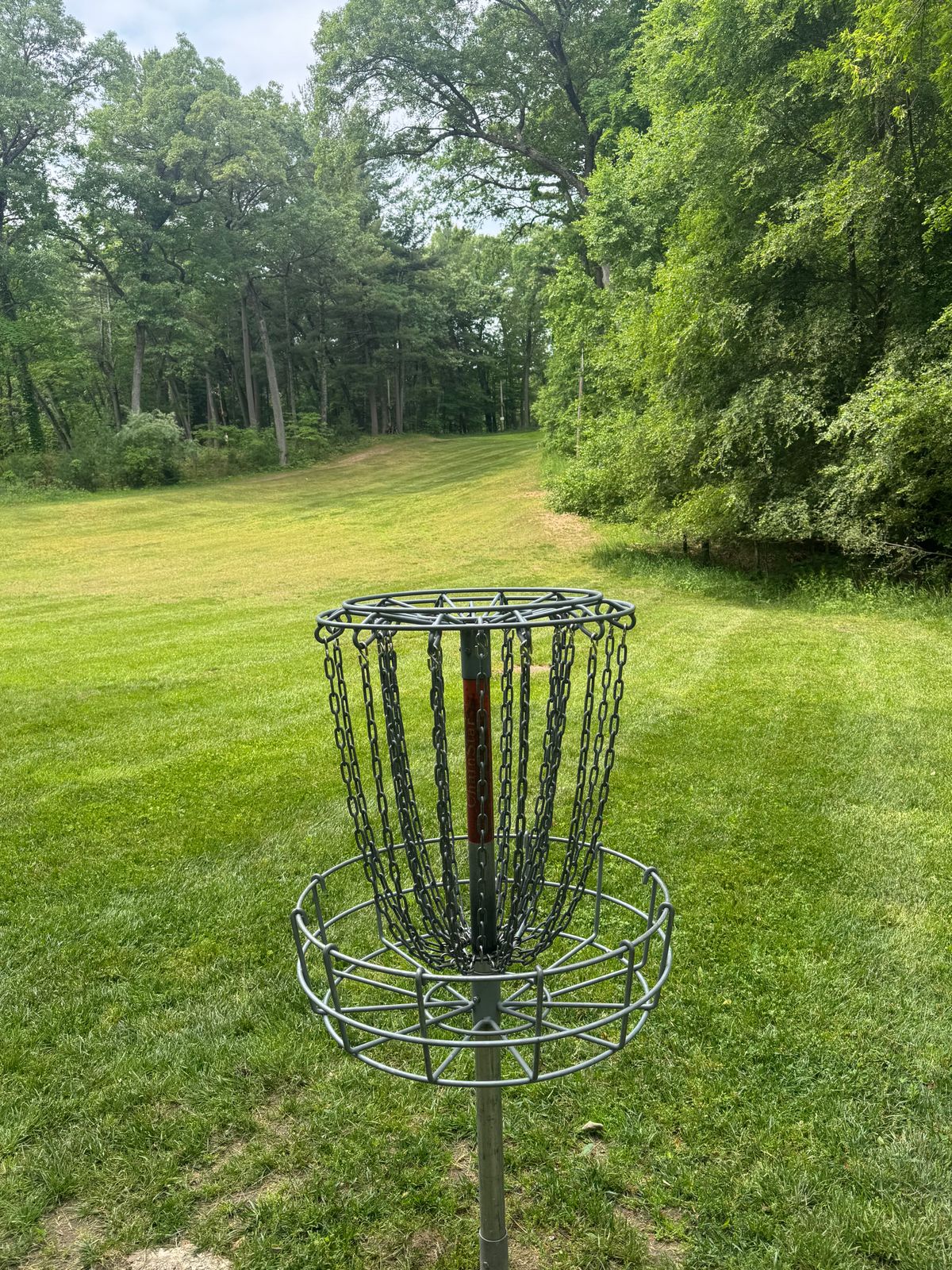 Hole 18 basket