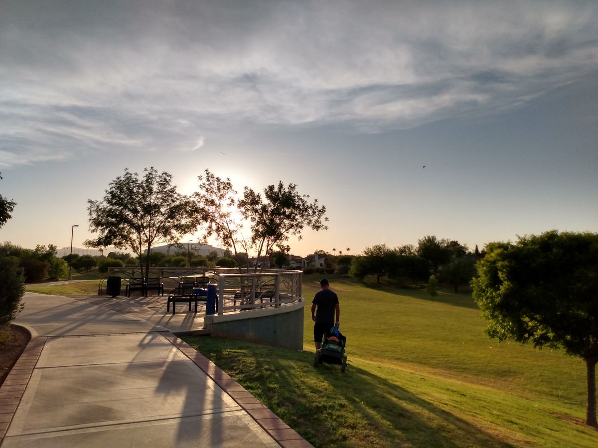 Hole 7 with State Farm Stadium