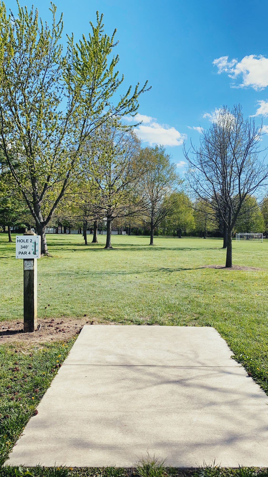 Early spring view from hole #3 red tee