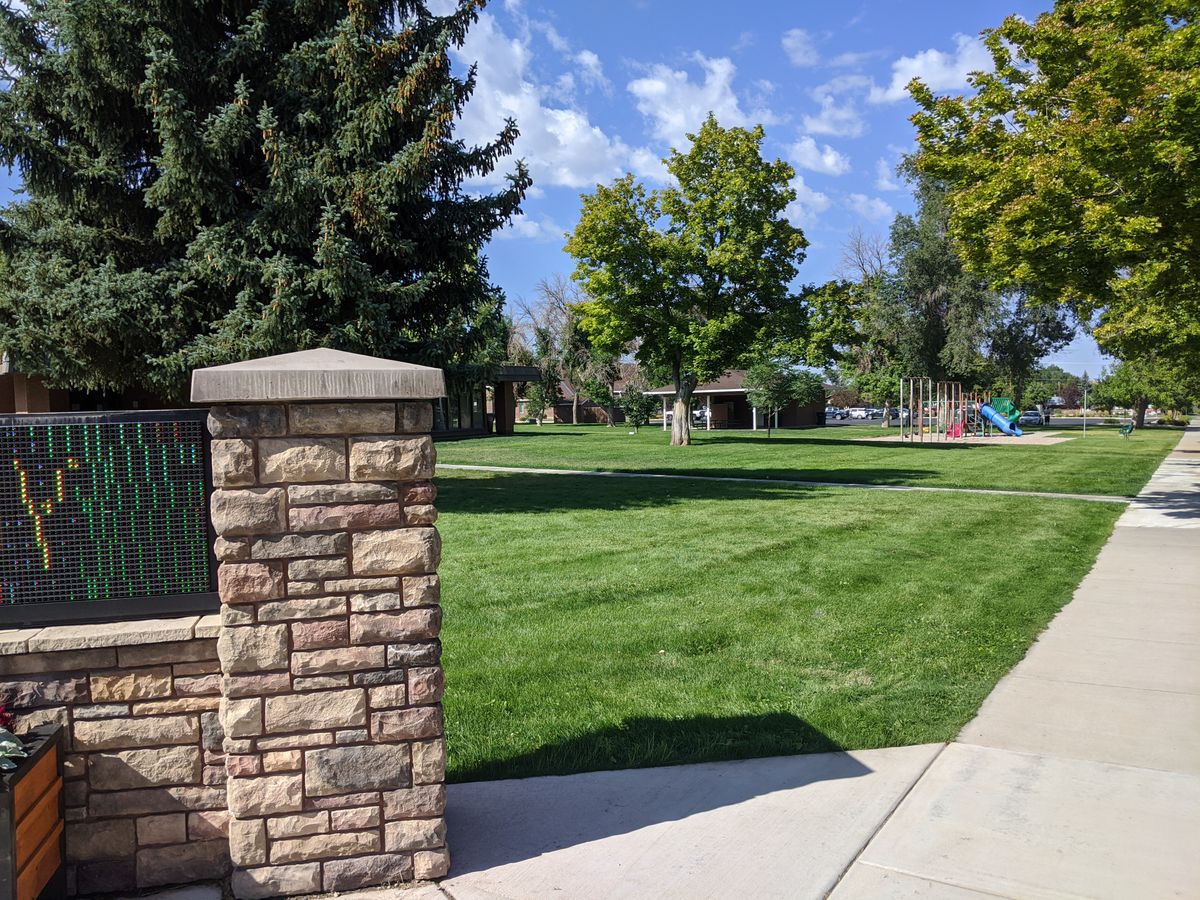 Hole #2 333ft Par 4. This Hole hooks around the Library
