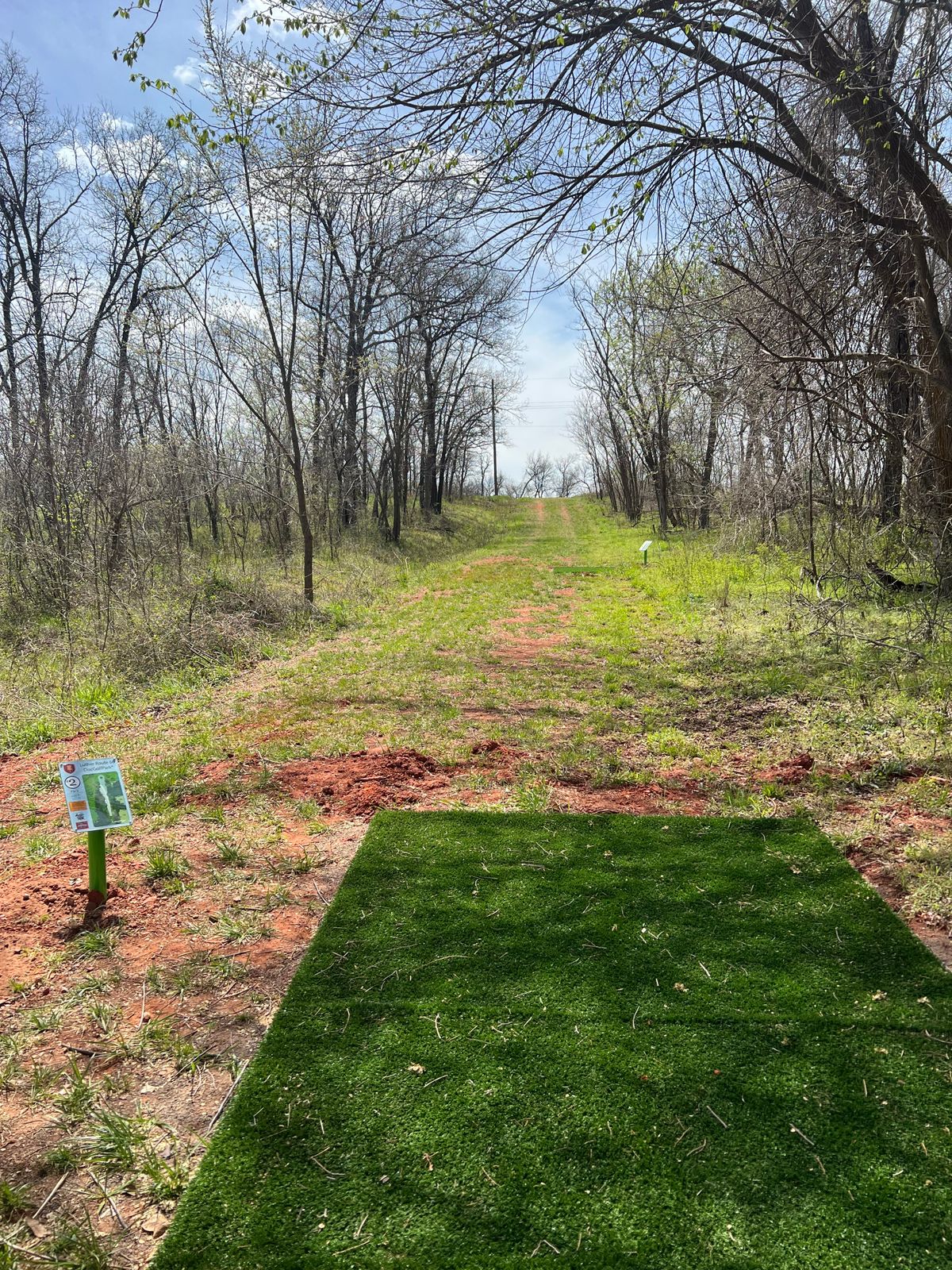 Hole 2 long tee to long basket