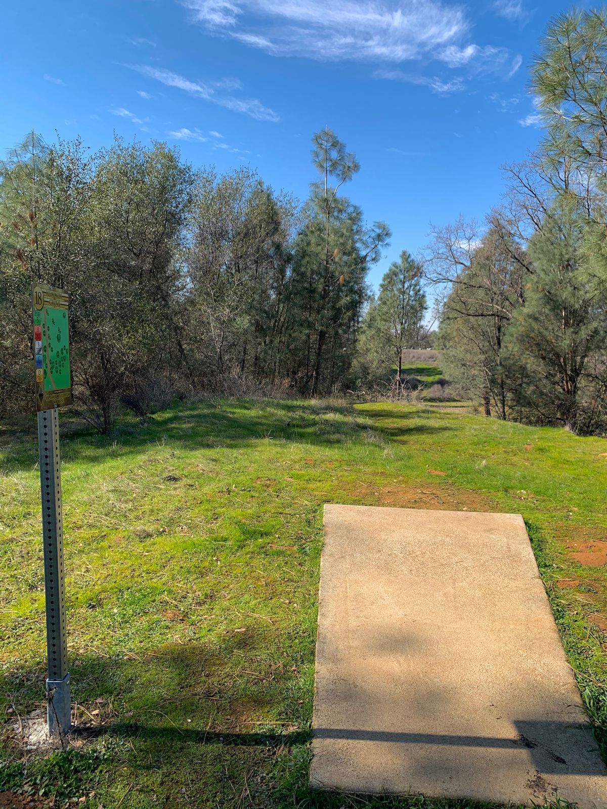 Hole 18, Teepad.